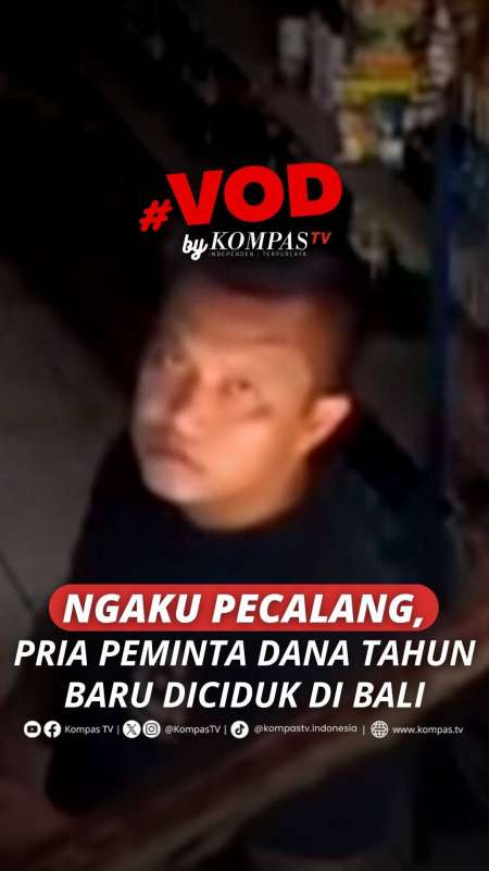 NGAKU PECALANG, PRIA PEMINTA DANA TAHUN BARU DICIDUK DI BALI