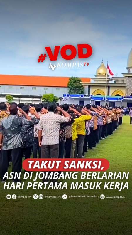 TAKUT SANKSI, ASN DI JOMBANG BERLARIAN HARI PERTAMA MASUK KERJA