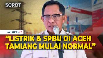 Mendagri Tito Ungkap Listrik Dan SPBU Di Aceh Tamiang Sudah Mulai Normal
