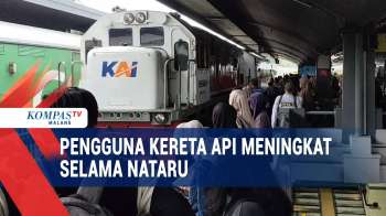 147 Ribu Orang Gunakan Kereta Api Saat Libur Nataru
