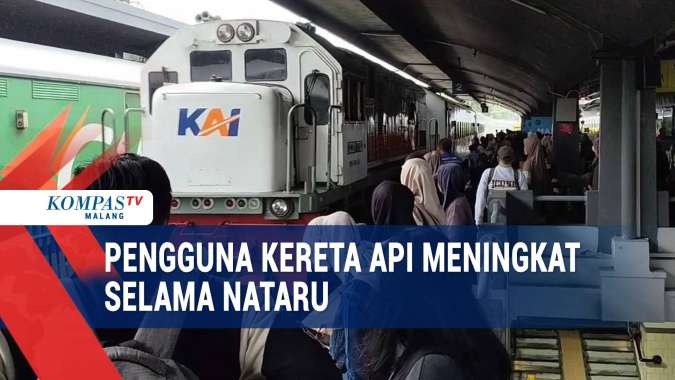 147 Ribu Orang Gunakan Kereta Api Saat Libur Nataru