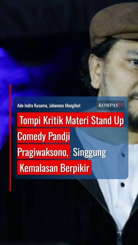 Tompi Kritik Materi Stand Up Comedy Pandji Pragiwaksono, Singgung Kemalasan Berpikir