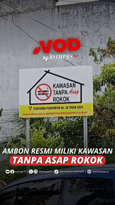 AMBON RESMI MILIKI KAWASAN TANPA ASAP ROKOK