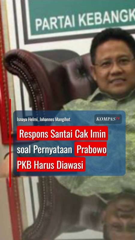 Respons Santai Cak Imin soal Pernyataan Prabowo PKB Harus Diawasi