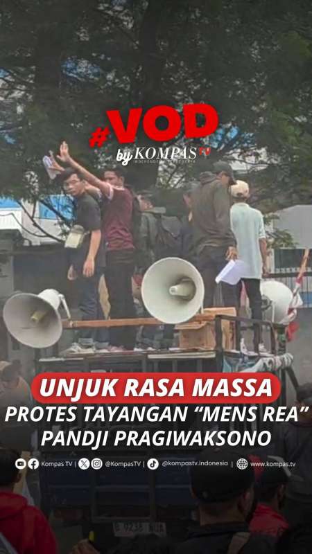 UNJUK RASA PROTES TAYANGAN MENS REA PANDJI PRAGIWAKSONO