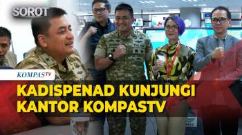 Kadispenad Brigjen TNI Donny Pramono Kunjungi Kantor KompasTV
