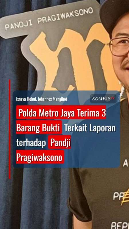 Polda Metro Jaya Terima 3 Barang Bukti Terkait Laporan Terhadap Pandji Pragiwaksono