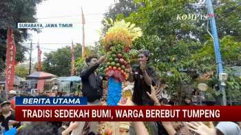 Tradisi Sedekah Bumi Di Surabaya, Warga Berebut Gunungan Tumpeng | BERITA UTAMA