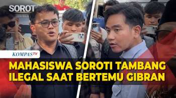 Respons Gibran Saat Mahasiswa Minta Evaluasi Tambang Ilegal Di Kalimantan Selatan