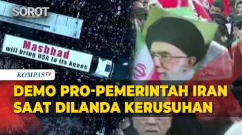 Visual Udara Demo Pro-Pemerintah Iran Saat Dilanda Kerusuhan