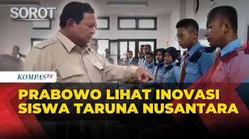 Momen Prabowo Tanya Jawab Dengan Siswa Saat Kunjungi SMA Taruna Nusantara Di Malang