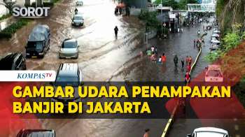 Gambar Udara! Banjir Genangi Wilayah Kelapa Gading Hingga Gunung Sahari Jakarta