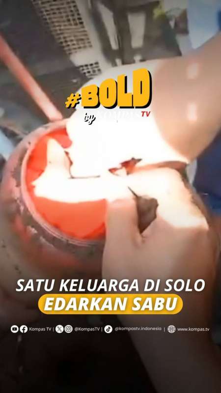 SATU KELUARGA DI SOLO EDARKAN SABU