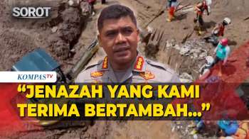 Polda Jabar Terima 16 Kantong Jenazah Korban Longsor Di Cisarua Bandung Barat