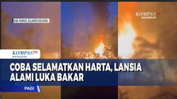 Coba Selamatkan Harta, Lansia Alami Luka Bakar