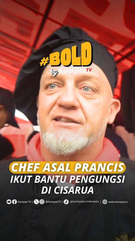 CHEF ASAL PRANCIS IKUT BANTU PENGUNGSI DI CISARUA