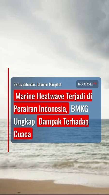 Marine Heatwave Terjadi Di Perairan Indonesia, BMKG Ungkap Dampak Terhadap Cuaca