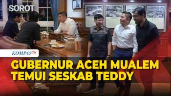 Gubernur Aceh Mualem Temui Seskab Teddy, Bahas Pemulihan Pascabencana