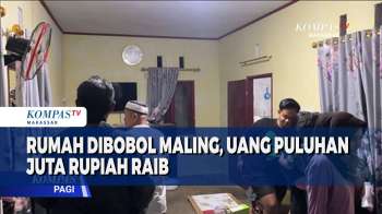 Rumah Dibobol Maling, Uang Puluhan Juta Rupiah Raib