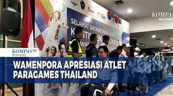Wamenpora Apresiasi Atlet Paragames Thailand