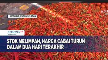 Stok Melimpah, Harga Cabai Turun Dalam Dua Hari Terakhir