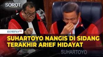Ketua MK Suhartoyo Menangis Di Sidang Terakhir Arief Hidayat