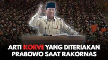 Inilah Arti Korve yang Diteriakan Presiden Prabowo di Rakornas saat Bahas Masalah Sampah Bali