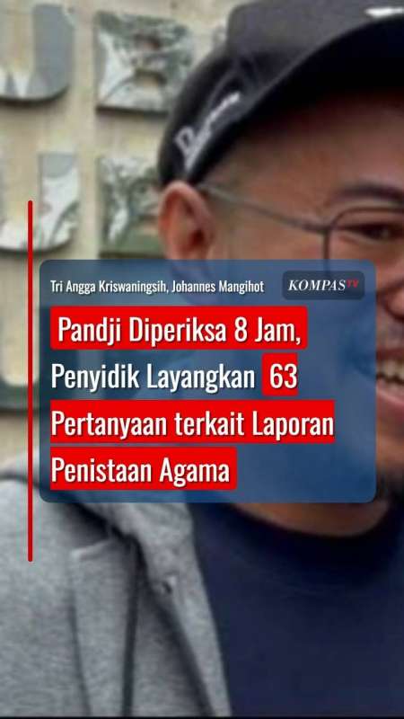 Pandji Diperiksa 8 Jam, Penyidik Layangkan 63 Pertanyaan terkait Laporan Penistaan Agama 