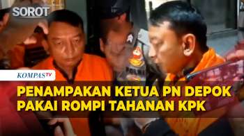 Penampakan Ketua PN Depok Pakai Rompi Tahanan KPK Usai Terjaring OTT