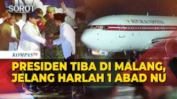 Momen Presiden Prabowo Tiba di Malang Jelang Puncak Harlah 1 Abad NU