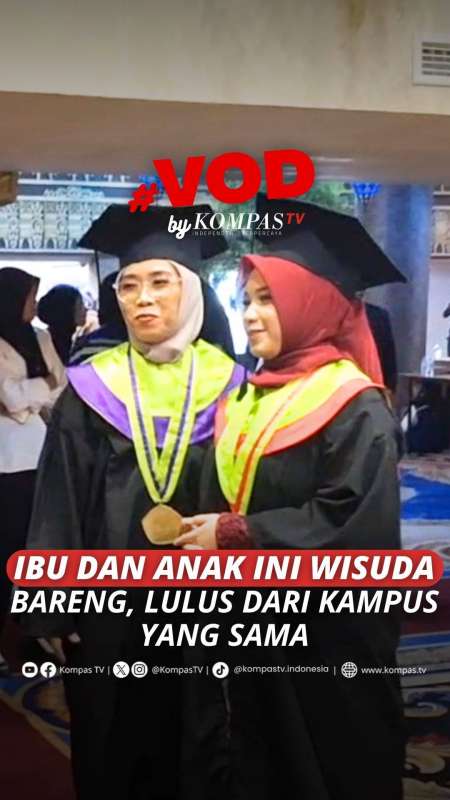IBU DAN ANAK INI WISUDA BARENG, LULUS DARI KAMPUS YANG SAMA