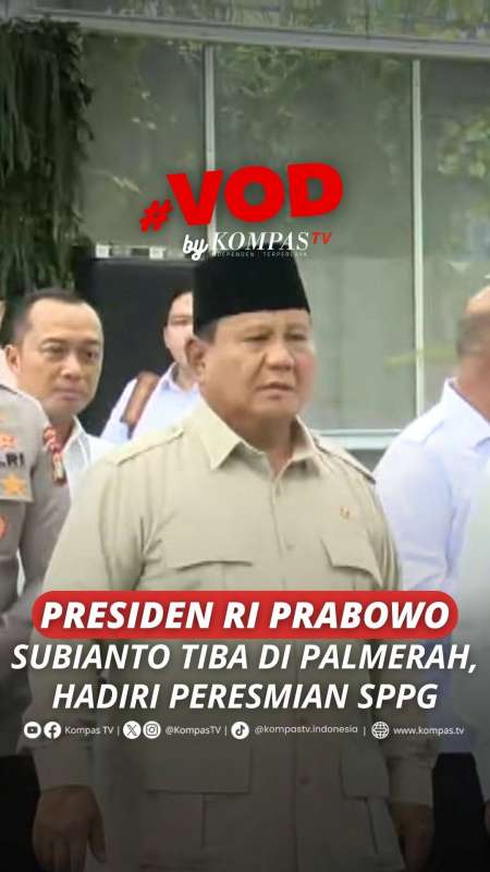 PRESIDEN PRABOWO SUBIANTO TIBA DI PALMERAH, HADIRI PERESMIAN SPPG
