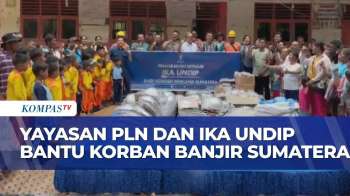 Tembus Desa Yang Masih Terisolasi, Yayasan PLN Dan IKA UNDIP Salurkan Bantuan Untuk Korban Banjir