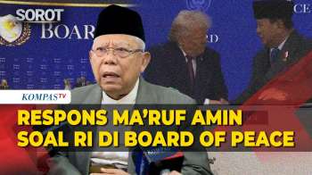 Reaksi Ma’ruf Amin Soal RI Gabung Board Of Peace Bentukan Trump, Soroti Kemerdekaan Palestina