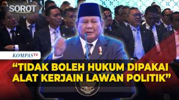 Presiden Prabowo: Tidak Boleh Hukum Dipakai Alat untuk Kerjain Lawan Politik!