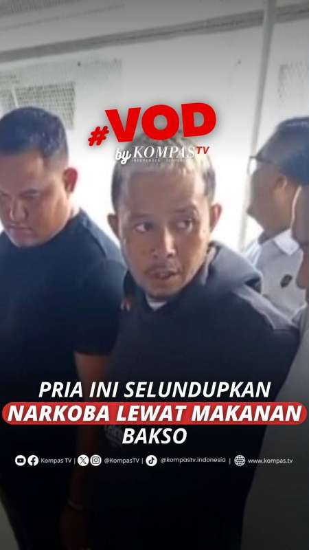 PRIA INI SELUNDUPKAN NARKOBA LEWAT MAKANAN BAKSO
