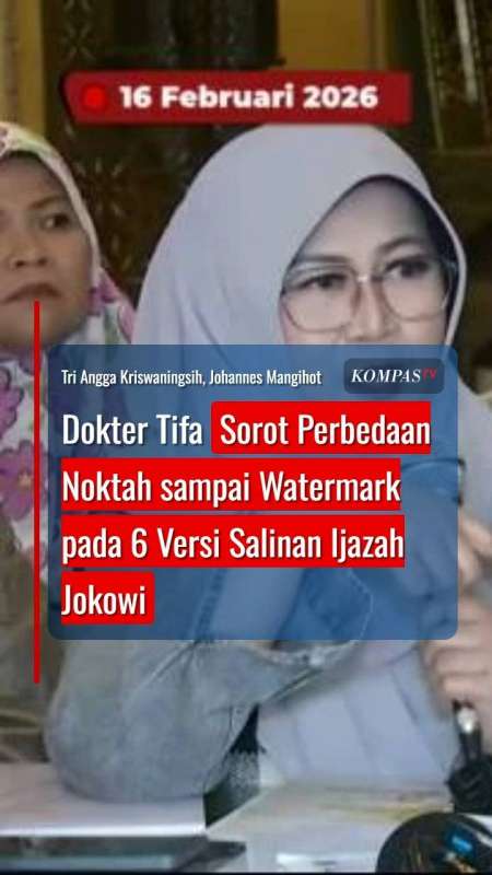 Dokter Tifa Sorot Perbedaan Noktah sampai Watermark pada 6 Versi Salinan Ijazah Jokowi