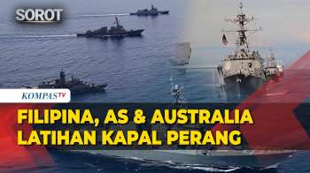 Unjuk Kekuatan! Barisan Kapal Perang Filipina, Australia & AS Latihan Gabungan Di Laut Indo-Pasifik