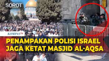 Dijaga Ketat Polisi Israel, Salat Jumat Pertama Ramadan Di Masjid Al-Aqsa