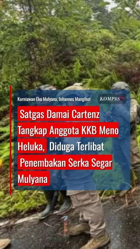 Satgas Damai Cartenz Tangkap Anggota KKB Meno Heluka, Terlibat Penembakan Serka Segar