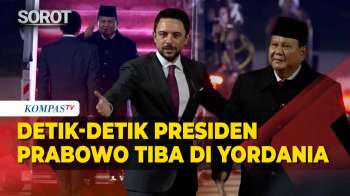 Detik-Detik Presiden Prabowo Tiba Di Yordania, Disambut Langsung Putra Mahkota