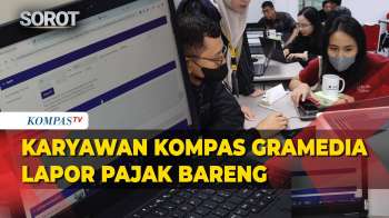Karyawan Kompas Gramedia Ngabuburit Sambil Lapor Pajak