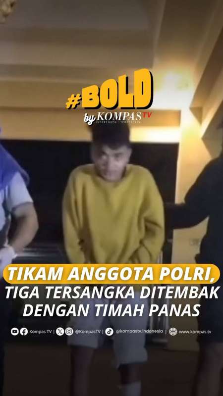 TIKAM ANGGOTA POLRI, TIGA TERSANGKA DITEMBAK DENGAN TIMAH PANAS
