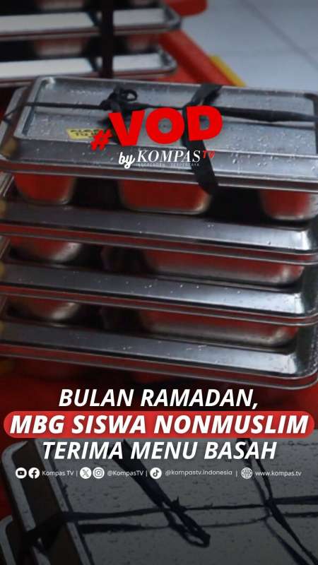 BULAN RAMADAN, MBG SISWA NONMUSLIM TERIMA MENU BASAH