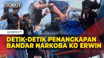 Menegangkan! Detik-Detik Polisi Tangkap Bandar Narkoba Ko Erwin Hendak Kabur Ke Malaysia
