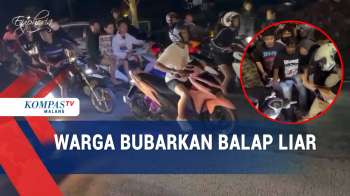 Kesal Terus Berulang, Warga Di Kota Malang Bubarkan Balap Liar