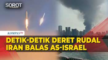 Rentetan Rudal Iran Diluncurkan! Pangkalan Militer AS di Bahrain-Qatar & Israel Jadi Sasaran