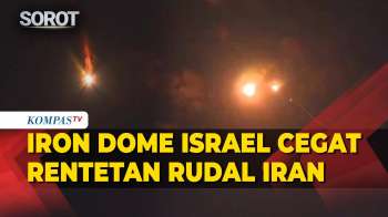 Rentetan Rudal Balistik Iran Dicegat Iron Dome Israel, Sirene Perang Mengaung