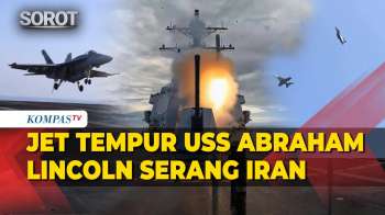 Militer AS Rilis Video Kapal Induk USS Abraham Lincoln Luncurkan Jet Tempur Serang Iran