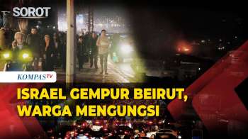 Israel Gempur Beirut usai Rudal Hizbullah Melintasi Perbatasan, Warga Mengungsi